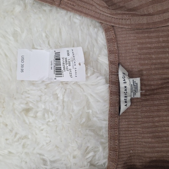 American Eagle Outfitters Brown Long Sleeve Dress. Size M. NWT - Picture 3 of 6